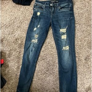 Express ripped jeans